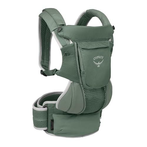 Osprey Poco Soft Convertible Baby Carrier for Newborns - Ergonomic Toddler Sling, Koseret Green - Image 1