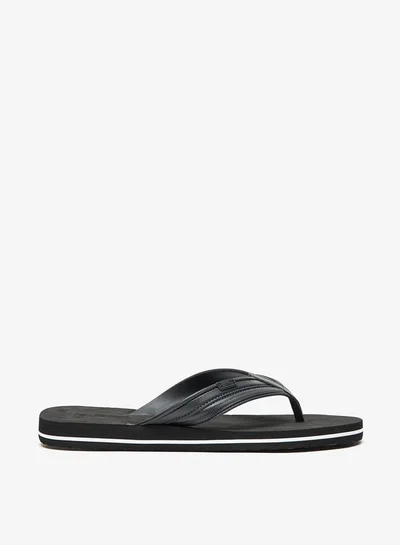 Lee Cooper Men's Solid Slip-On Thong Slippers