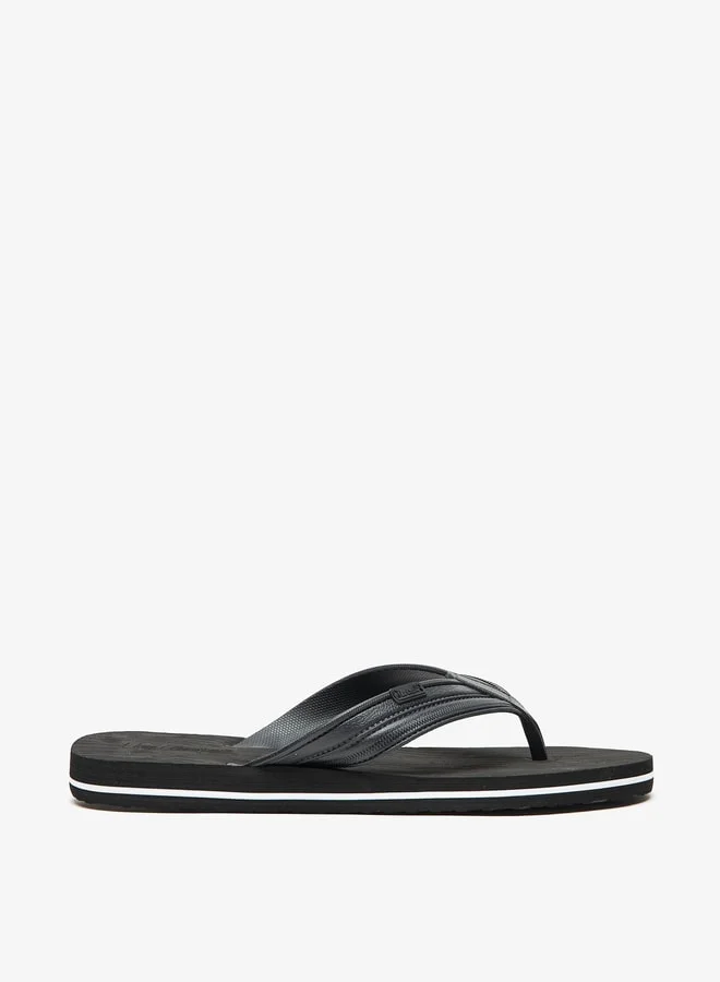Lee Cooper Men's Solid Slip-On Thong Slippers