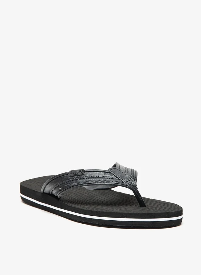 Lee Cooper Men's Solid Slip-On Thong Slippers