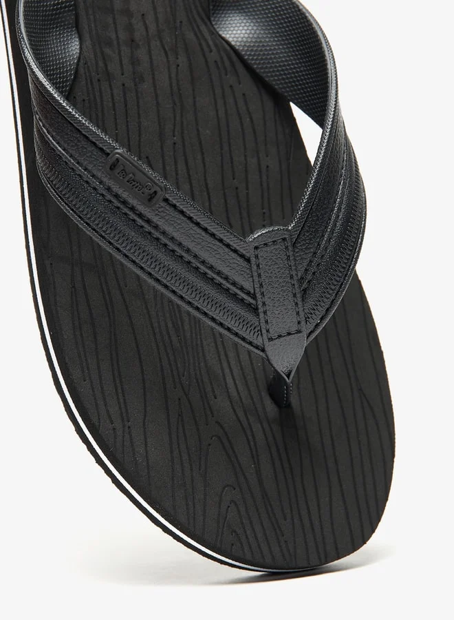 Lee Cooper Men's Solid Slip-On Thong Slippers