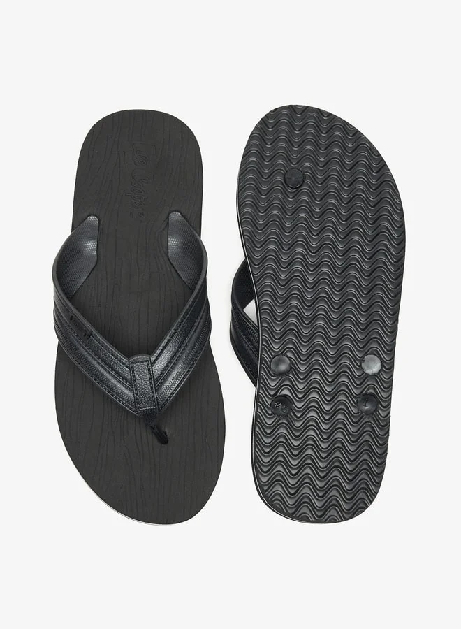Lee Cooper Men's Solid Slip-On Thong Slippers