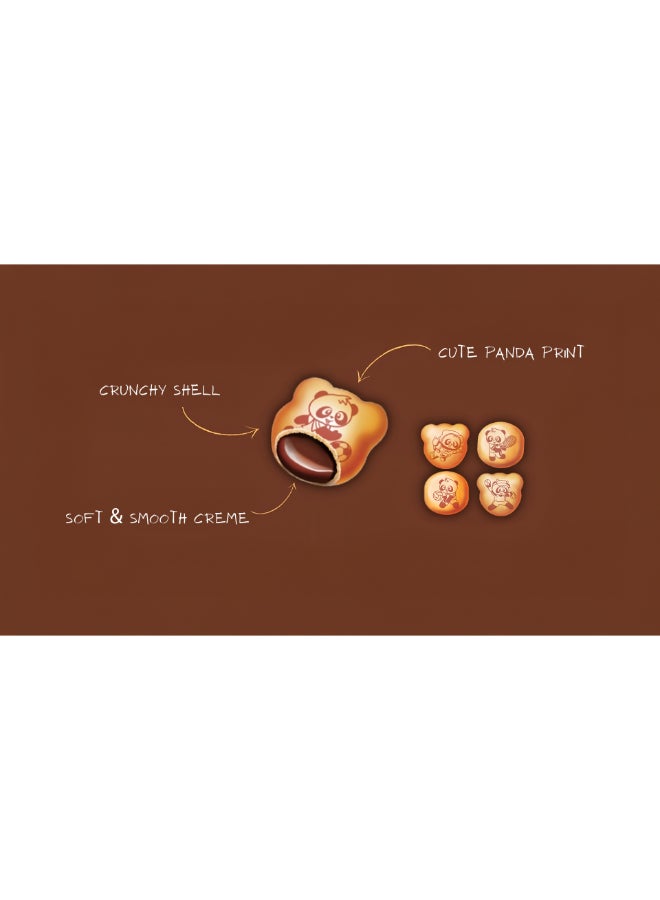 Meiji Hello Panda Chocolate Filled Biscuits Fun Crunchy Snack with Creamy Chocolate Filling Family Pack  376g - Image 2