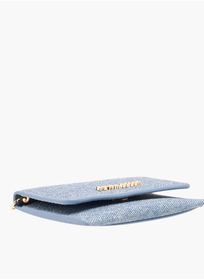 Flora Bella By Shoexpress Women Logo Accent Wallet with Flap Closure  - Image 4