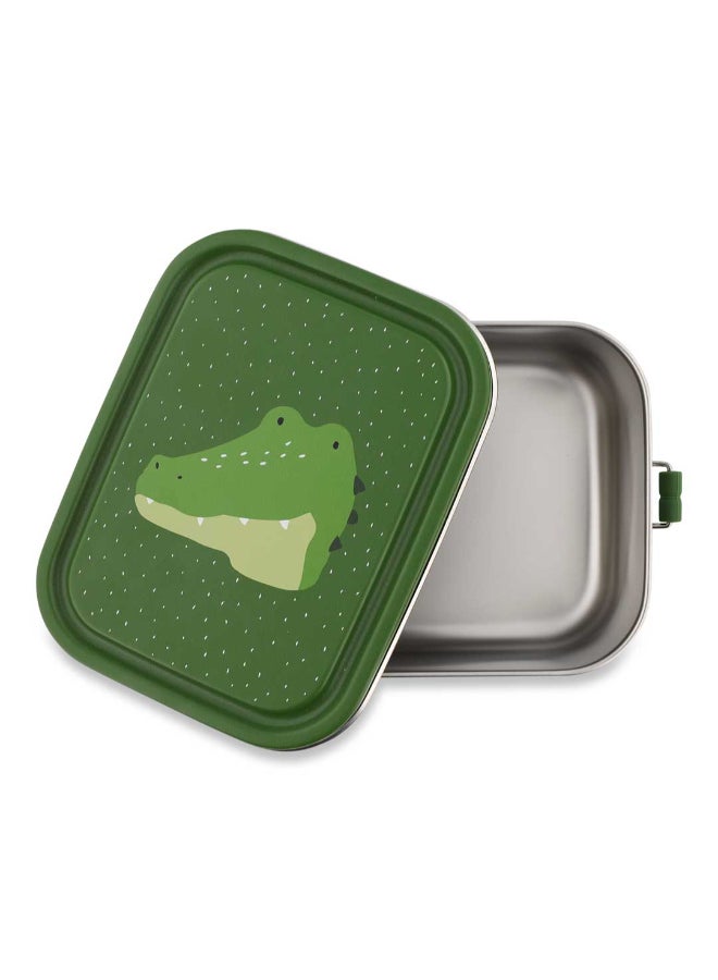 Trixie Stainless Steel Kids Lunch Box Small - Mr. Alligator - Image 2