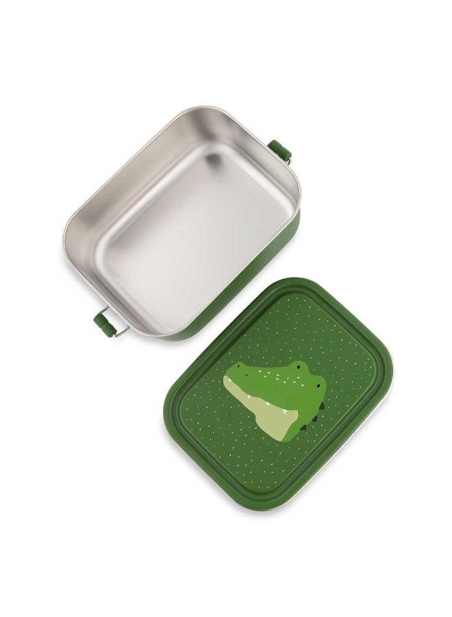 Trixie Stainless Steel Kids Lunch Box Small - Mr. Alligator - Image 5