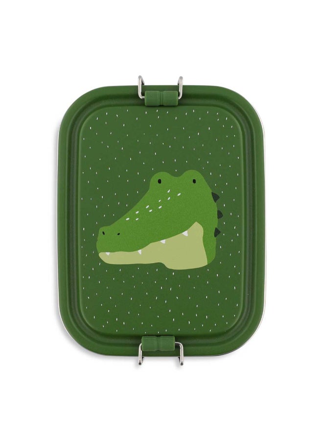 Trixie Stainless Steel Kids Lunch Box Small - Mr. Alligator - Image 1
