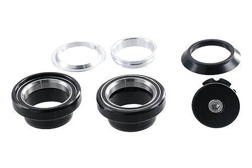 Pokinge Threadless Mountain Bike Headset Aluminum Alloy 34mm Bike External Headset MTB Road Headset with Top Cap - Image 4