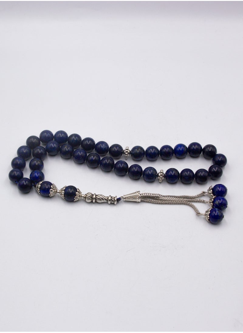 Alpine Crystals UAE - Natural Crystal Lapis Lazuli Crystals Tasbih Prayer Beads (10mm – 33 beads) - Image 1