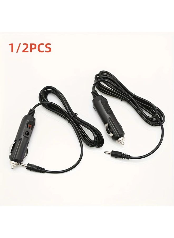 2Pcs Car Charger Cable 150cm 59 Inch Auto Lighter Power Adapter for Car Truck Bus Camera DVD Player - Image 1