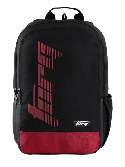Torq Unisex Adult Polyester 30L Black_Red College/University Laptop Backpack - Image 1