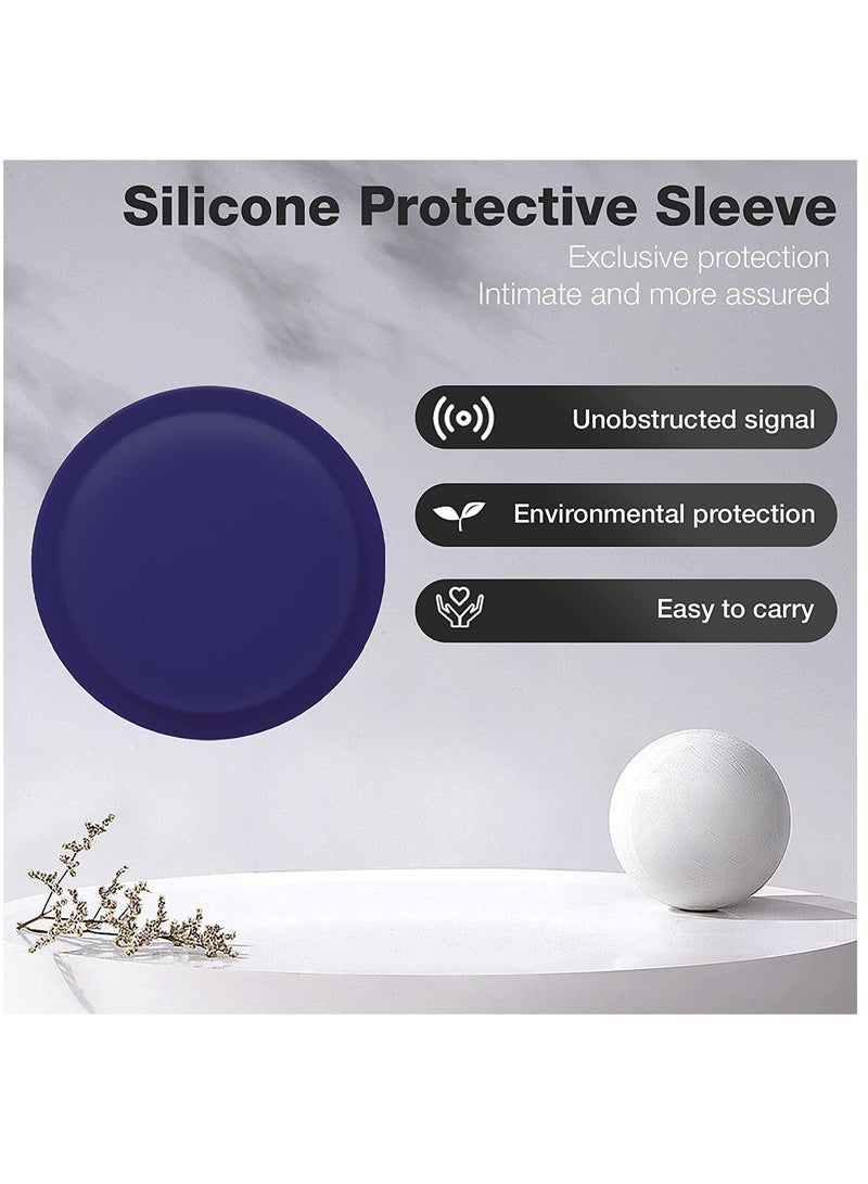 SYOSI AirTag Case AirTag Holder AirTag Accessories Silicone Pasteable Waterproof Anti Scratch Sticker AirTag Case Hidden Location Tracker Air Tag Holder for Kids for Apple Airtag 2 Packs - Image 5