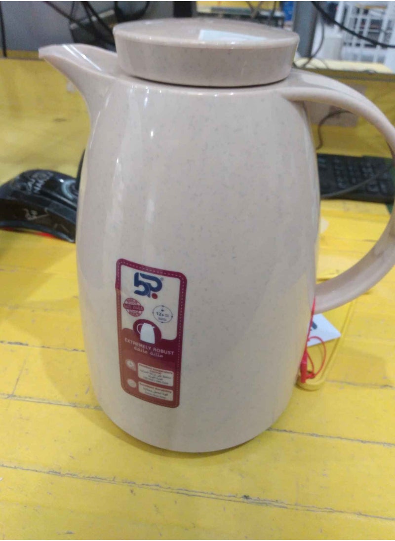 BASURRAH Basra Thermos for Tea and Coffee - 1 Liter - Keeps Heat for Up to 12 Hours - Distinctive Color  - Image 1
