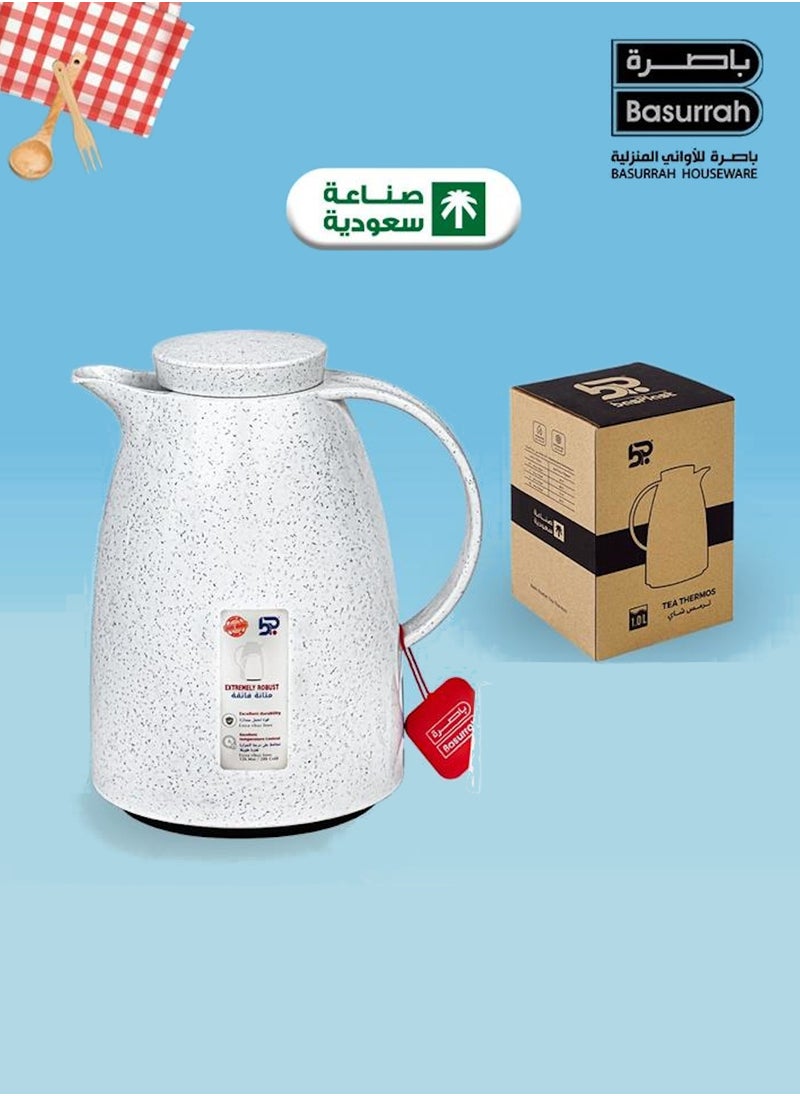 BASURRAH Basra Thermos for Tea and Coffee - 1 Liter - Keeps Heat for Up to 12 Hours - Distinctive Color  - Image 2