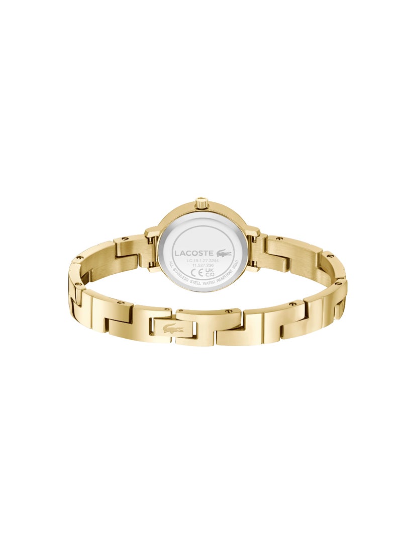 LACOSTE Round Analog Women's Black Mother Of Pearl Case Watch - 2001375 - Image 3