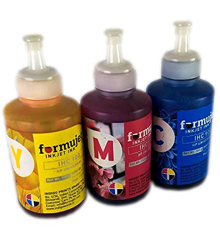 Formujet Ink IHC 900 (3 x 100g Colours Cyan Magenta Yellow) Compatible for HP 805/803 / 678/682 / 802/90 / 703/704 / 46/21 / 22/27 / 28/56 / 57/861 / 855/802 / 22/28 / 818802/703 / 680/46 - Image 2