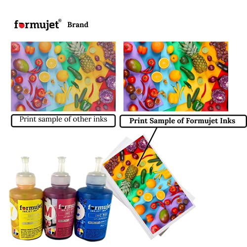 Formujet Ink IHC 900 (3 x 100g Colours Cyan Magenta Yellow) Compatible for HP 805/803 / 678/682 / 802/90 / 703/704 / 46/21 / 22/27 / 28/56 / 57/861 / 855/802 / 22/28 / 818802/703 / 680/46 - Image 4