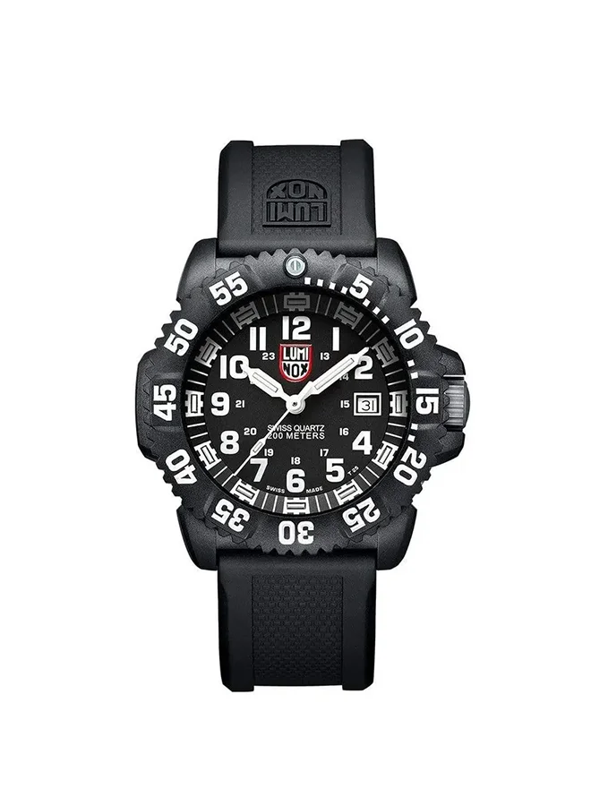 Luminox Men's Analog Round Shape Rubber Wrist Watch XS.3051.F - 44 Mm