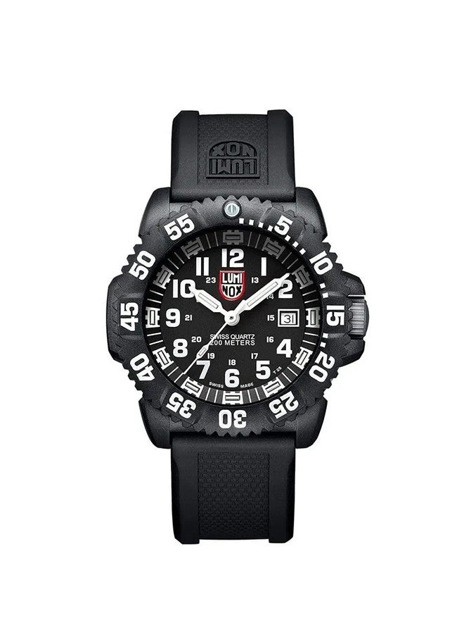 Luminox ساعة يد مطاطية دائرية الشكل للرجال XS.3051.F - 44 مم - Image 1
