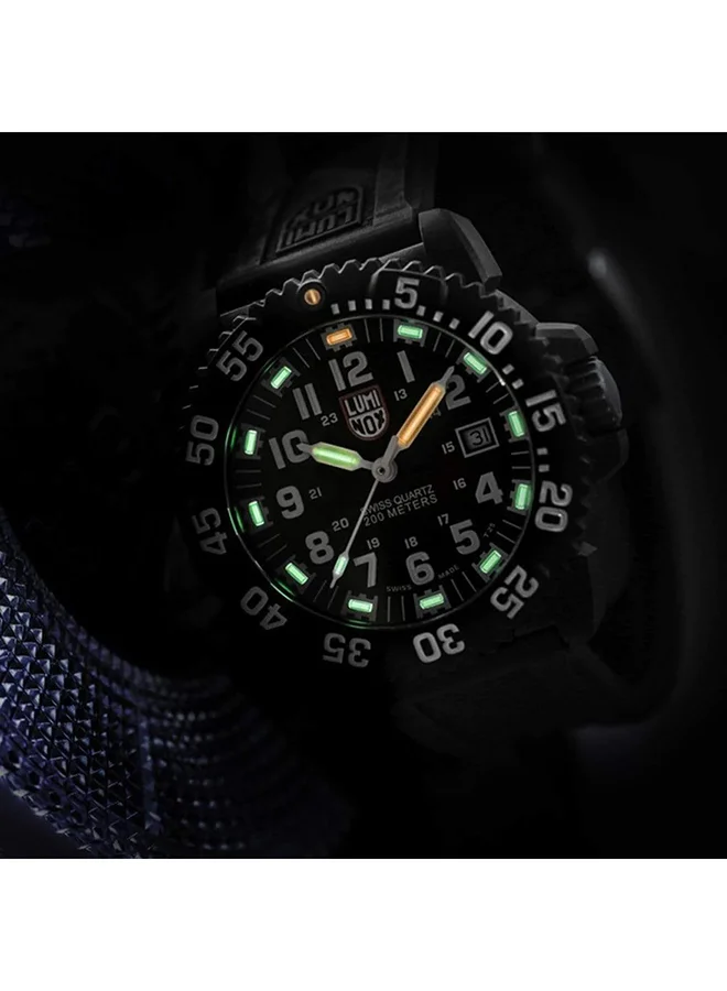 Luminox  Men's Analog Round Shape Rubber Wrist Watch XS.3051.F - 44 Mm for Men | Best Price UAE