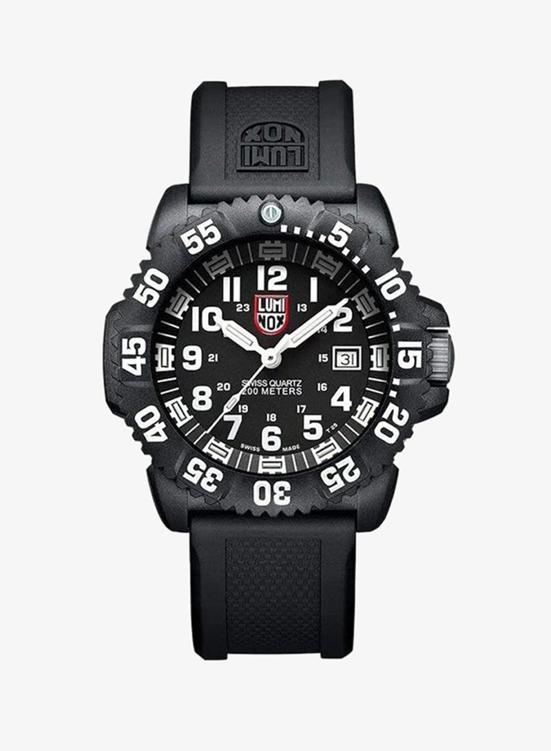 Luminox Men's Analog Round Shape Rubber Wrist Watch XS.3051.F - 44 Mm - Image 1