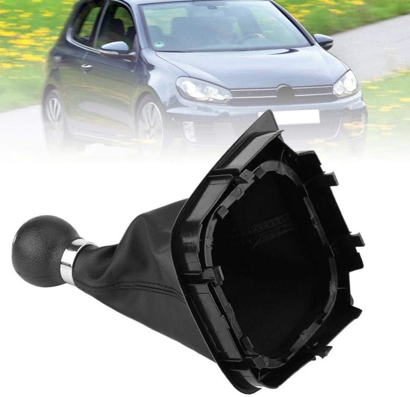 woobles 6 Speed Car Gear Shift Knob Lever Stick Gaitor Boot Cover for Golf 6 MK5 MK6 Jetta 2005-2014 A - Image 4