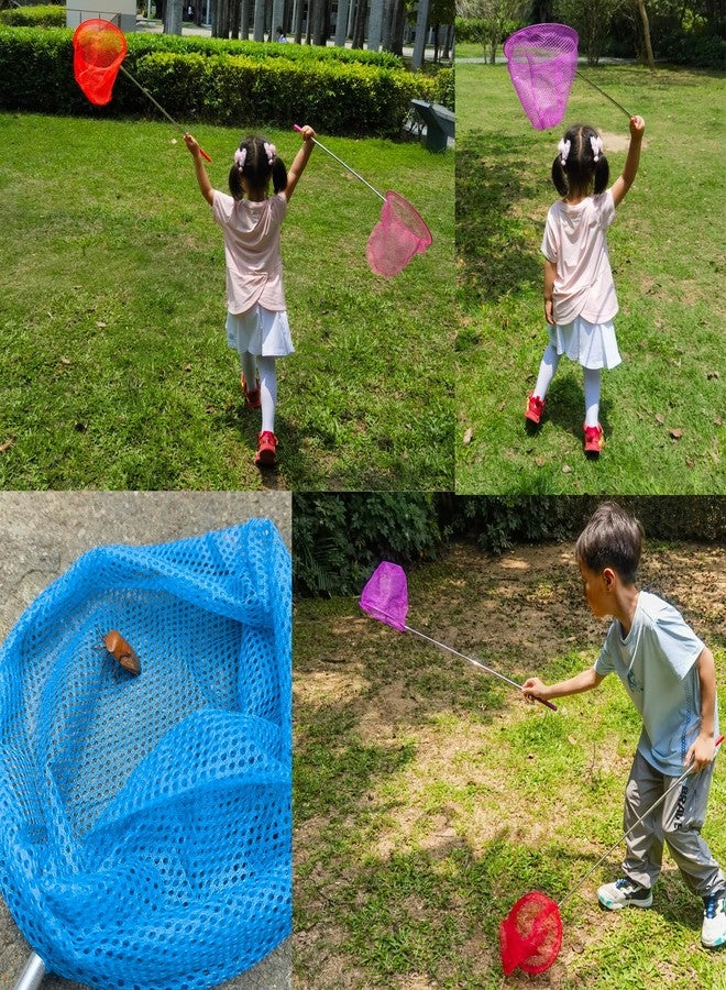 Toromp 2 Pack Telescopic Butterfly Nets - Great for Catching Insects Bugs Fishing - Outdoor Toy for Kids Playing - Extendable from 6.8" to 34" and Anti Slip Grip… - Image 4