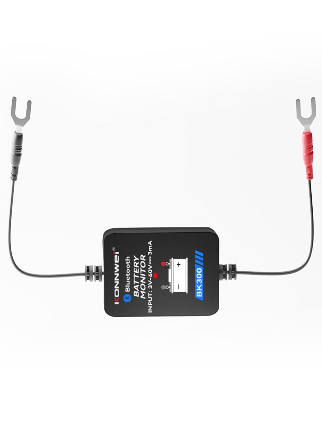 Konnwei BK300 Wireless Battery Monitor and Electrical System Tester BT 5.0 Intelligent Battery Tester Waveform Cranking Charging Test Voltage Acquisition for 12V 24V Flooded, AGM Flat, Spiral, EFB, VRLA, GEL, Lithium - Image 3