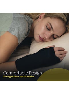 BraceUP Carpal Tunnel Wrist Brace Night Support Lightweight Splint with Cushioned Pads, Night Sleep Wrist Support Brace for Pregnancy, Hand Support, and Tendonitis Arthritis Pain Relief  - Image 2
