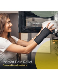 BraceUP Carpal Tunnel Wrist Brace Night Support Lightweight Splint with Cushioned Pads, Night Sleep Wrist Support Brace for Pregnancy, Hand Support, and Tendonitis Arthritis Pain Relief  - Image 4