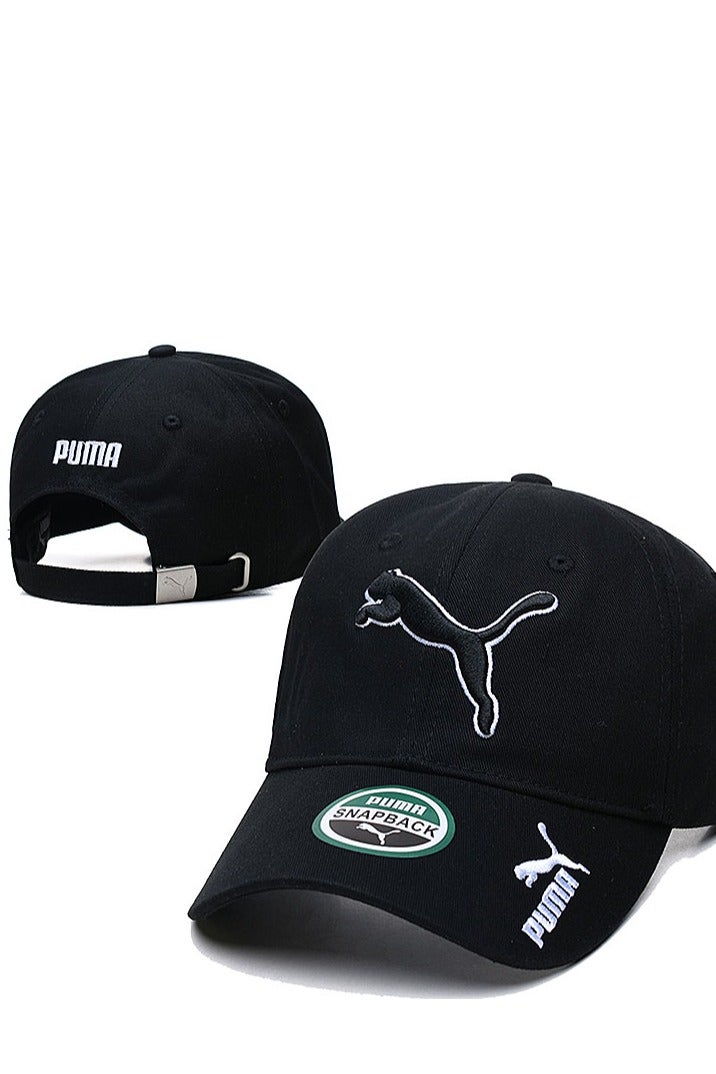 قبعة بيسبول سوداء مزينة بشعار بومة الكلاسيكية