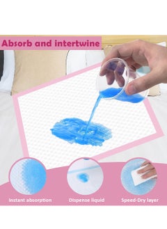 Cute 'n' Cuddle Pack Of 30 Soft Ultra Absorbent Waterproof Diaper Mess-Free Changing Mat Liners For Baby 60 CM X 90 CM, Pink  - Image 3