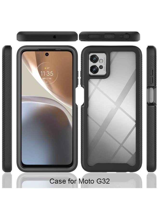 Green Tiger Motorola Moto G32 Starry Sky Full Body Hybrid Shockproof Phone Case Frosted Pink - Image 2