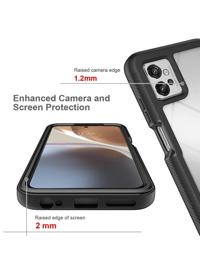 Green Tiger Motorola Moto G32 Starry Sky Full Body Hybrid Shockproof Phone Case Frosted Pink - Image 5