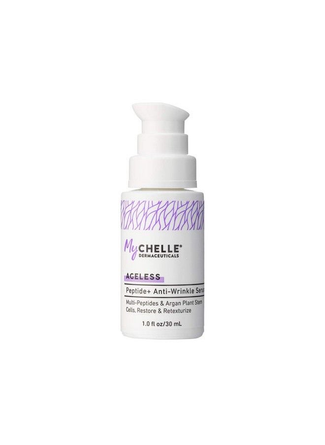 MyChelle Dermaceuticals - Peptide+ Antiwrinkle Serum Antiaging Serum With Peptides & Argan Plant Stem Cells To Help Restore Skin & Help Reduce The Appearance Of Fine Lines And Wrinkles - Image 1