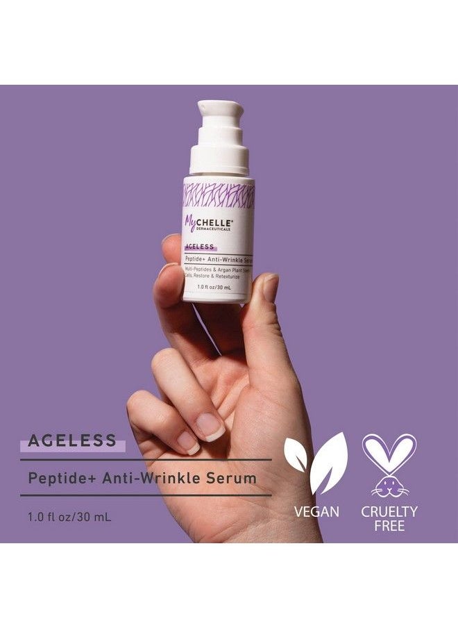 MyChelle Dermaceuticals - Peptide+ Antiwrinkle Serum Antiaging Serum With Peptides & Argan Plant Stem Cells To Help Restore Skin & Help Reduce The Appearance Of Fine Lines And Wrinkles - Image 1