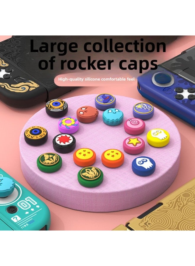 IINE For Nintendo Switch Rocker Cap Lite Silicone Button Cap Oled Joyco-Product Color:Switch Rocker Cap-jet Model-L705  - Image 2