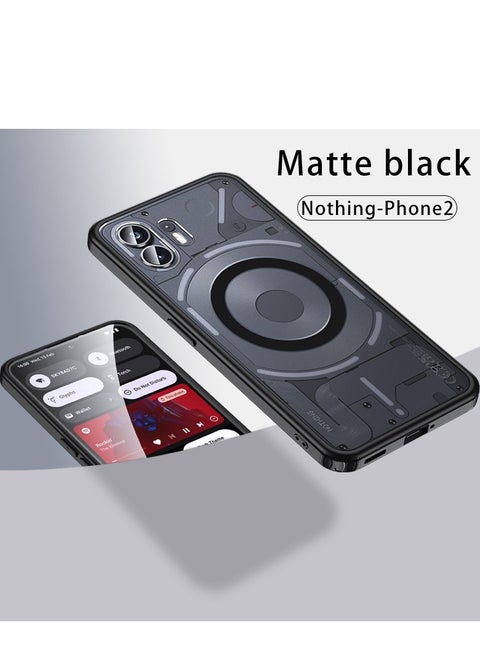 Nothing Phone 2 Magnetic Case, Mag Safe Wireless Charging Compatible, Durable Matte Back Shockproof Case for Nothing Phone 2