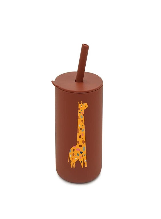 Oncarnival Mini Baby Silicone Cups with Straw Reliable Lid Sippy Cup Unbreakable Training Cup for Toddler - Image 1