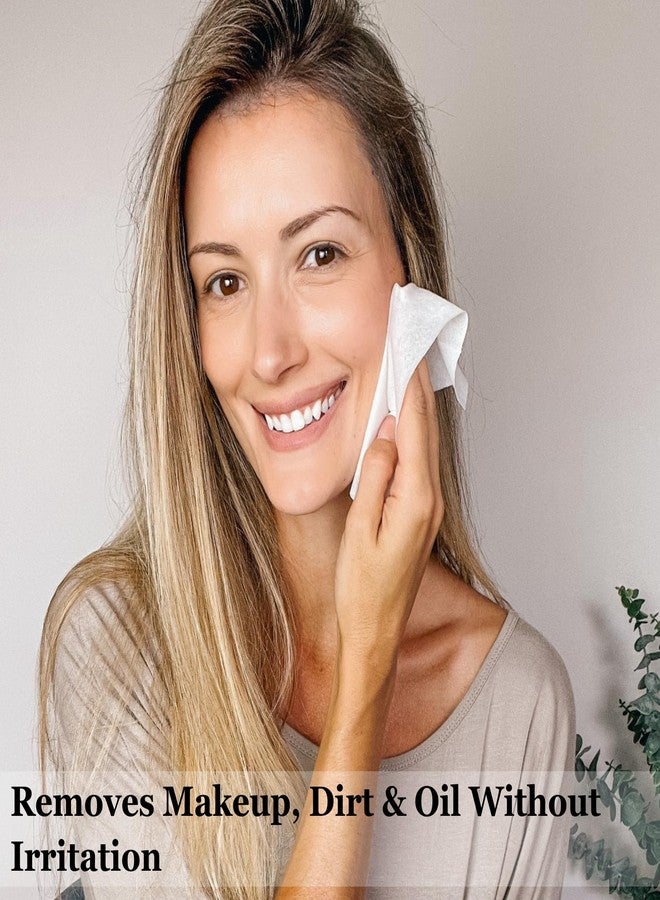 Mivida Hypoallergenic Makeup Remover Wipes with Hyaluronic Acid | Dermatologist-Tested, Biodegradable & Gentle on All Skin Types | Fragrance-Free & Alcohol-Free, 25 Count - Image 2