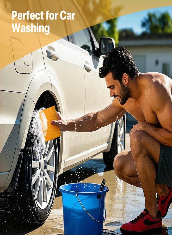 Mt.Jun 1 PCS Large Natural Cellulose Sponges 6x4x2 Inch - Super Absorbent and Biodegradable, Perfect for Home & Kitchen Cleaning, Boat Bail, Car Washing - Image 4