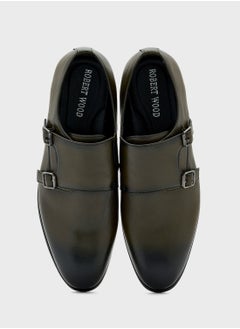 Robert Wood Monk Strap Formal Slip Ons  - Image 4