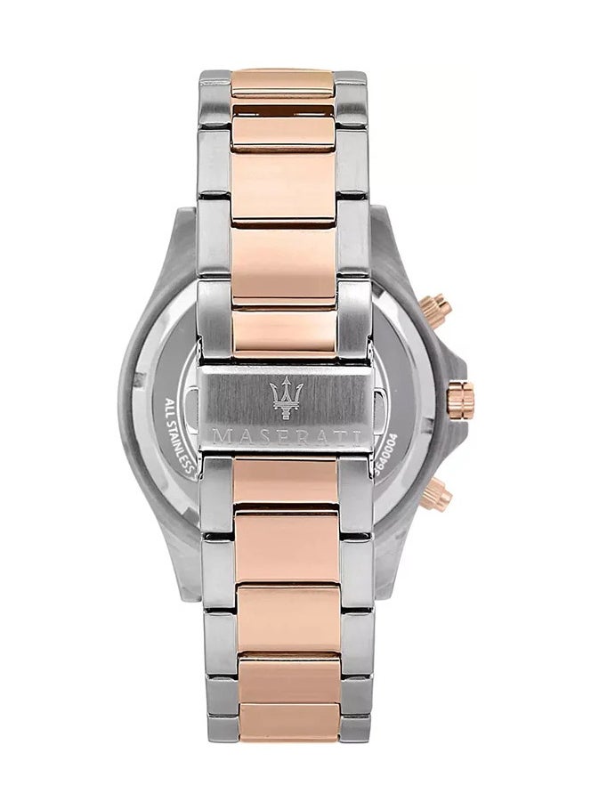 Maserati - Men's Sfida Chronograph Two Tone Stainless Steel Black Dial Watch - R8873640009 - Image 1
