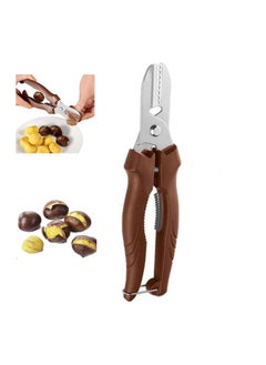 Chestnut Peeler, Walnut Cracker Tool - Heavy Duty Shell Opener for Nuts - Seafood Pecan Walnut Cracker