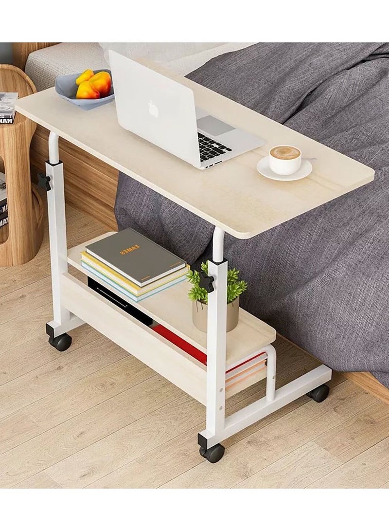 DubaiGallery Outdoor side table, small sofa, coffee table Lazy Bedside Table Mobile Laptop Table Sofa Side Laptop Notebook Desk Pc Stand Height Adjustable, Portable and Sturdy for Living Room, Bedroom and Balcony - Image 2