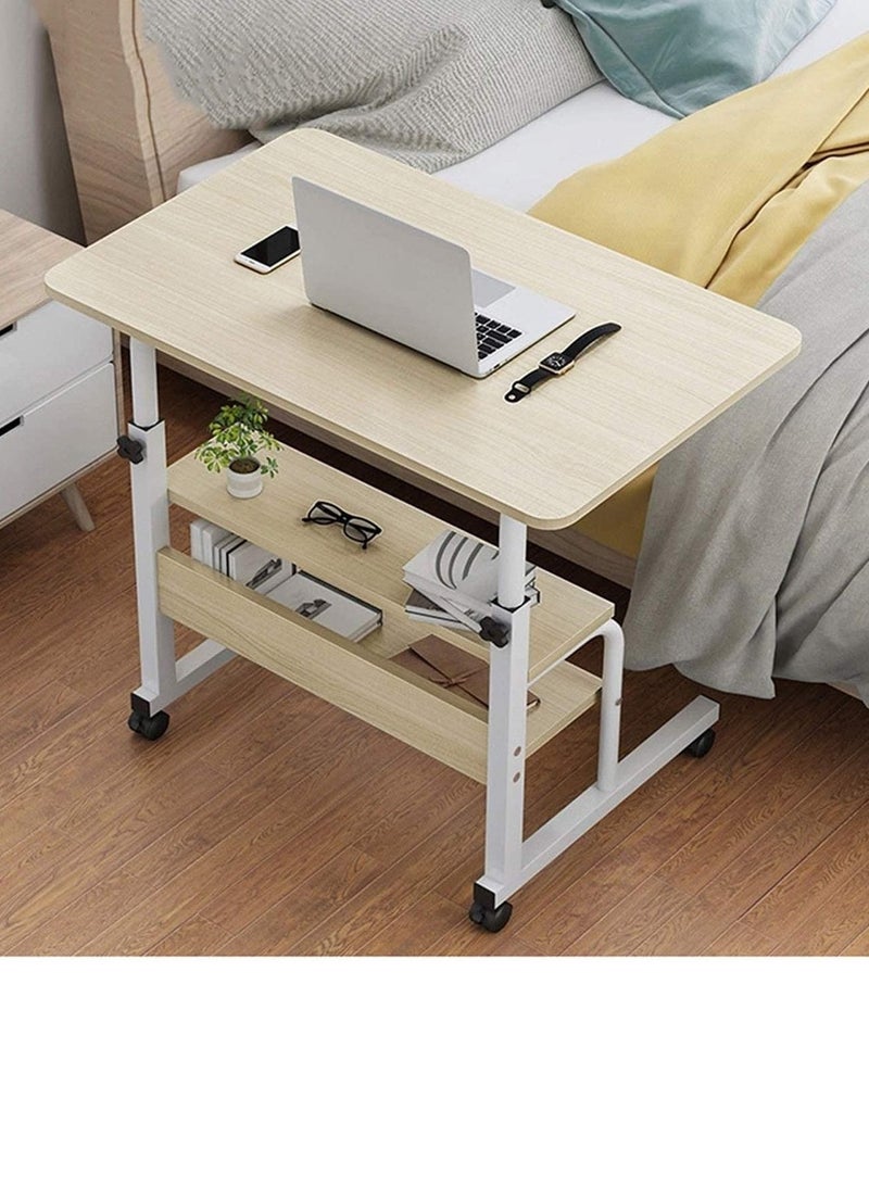 DubaiGallery Outdoor side table, small sofa, coffee table Lazy Bedside Table Mobile Laptop Table Sofa Side Laptop Notebook Desk Pc Stand Height Adjustable, Portable and Sturdy for Living Room, Bedroom and Balcony - Image 3