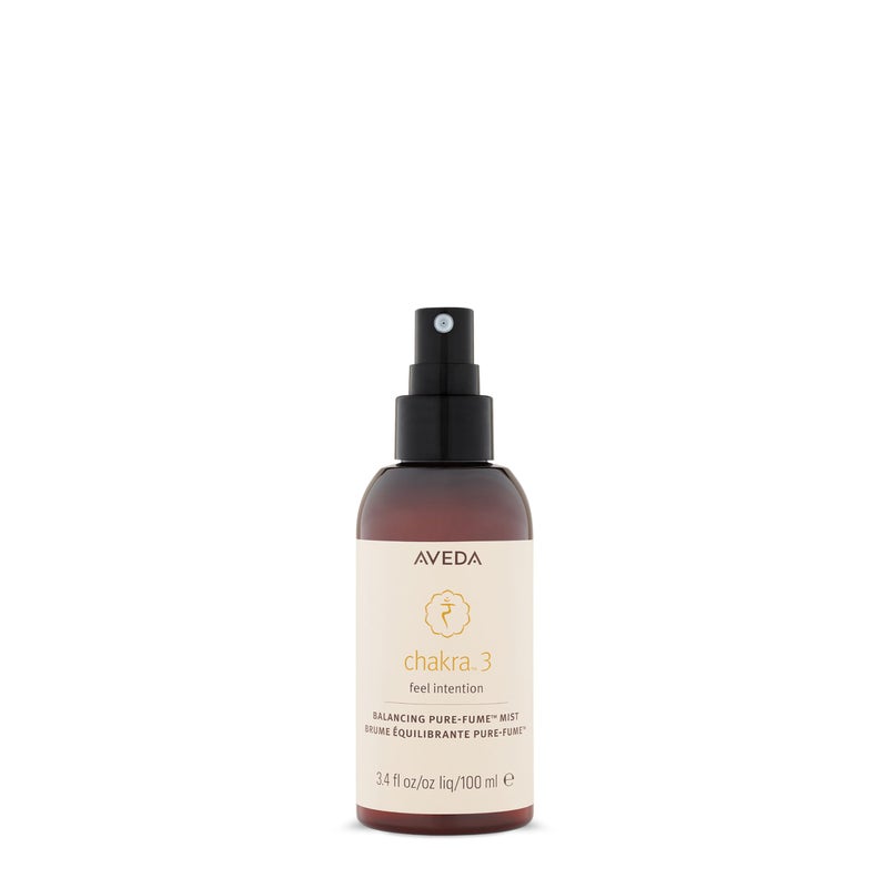 Aveda Chakra 3 Balancing Pure-Fume Mist: Intention | Body & Room Spray | Balances Power Chakra | With Certified Organic Lavender, Lemon, Fir Balsam, 3.4 Fl Oz - Image 1