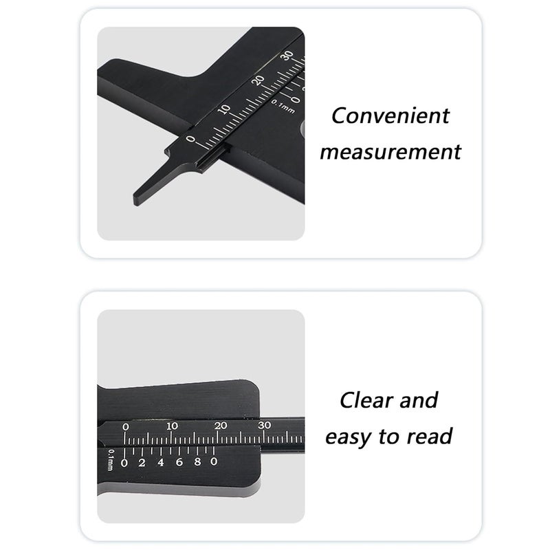 Lightweight Tire Treads Gauge Measuring Tool Enabling Measurements for Automotive and Rubber Products Professional Depth Gauge - Image 5