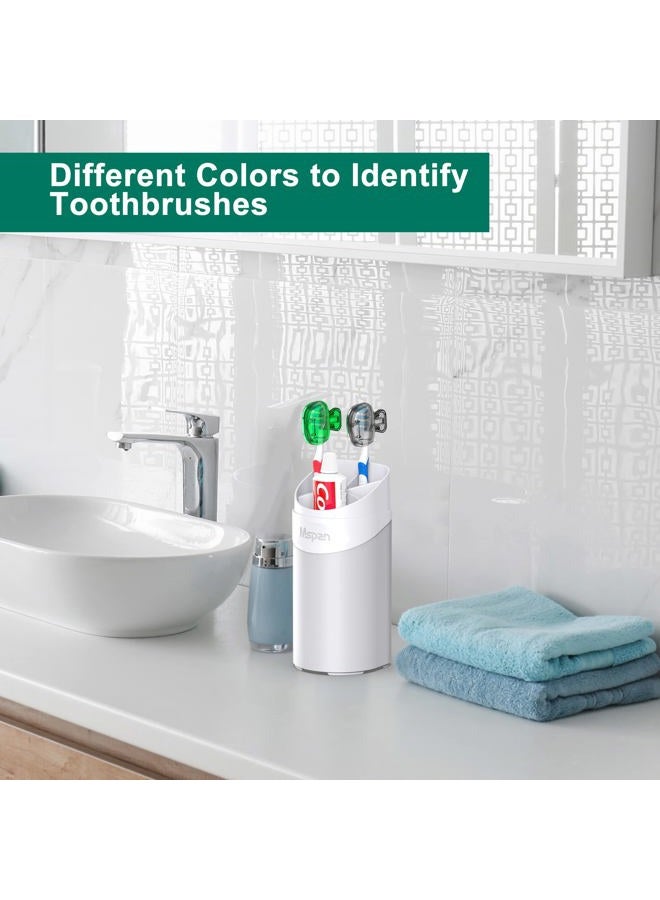 Mspan Electric Toothbrush Cover Cap: Brush Head Protector Cute Plastic Clip Pod - Toothbrush Travel Case for Traveling & Home - 4 Packs - Image 5