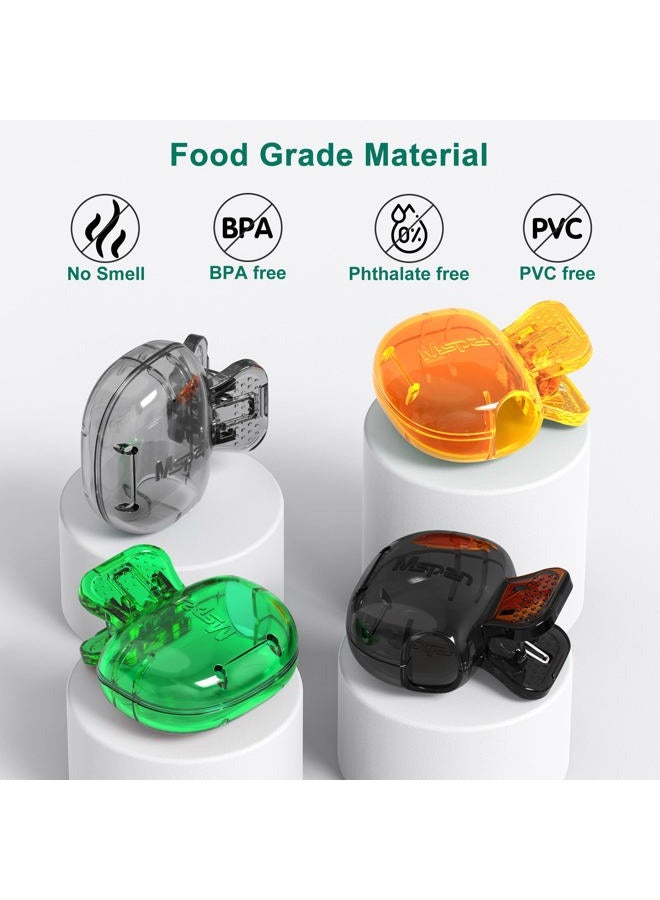 Mspan Electric Toothbrush Cover Cap: Brush Head Protector Cute Plastic Clip Pod - Toothbrush Travel Case for Traveling & Home - 4 Packs - Image 2